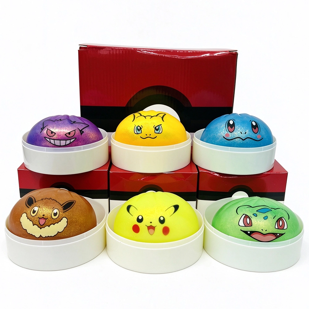 Warehouse Color Code 72 Pack YIPAI China Warehouse Mixed Color Pokemon Squishy Buns Blind ...
