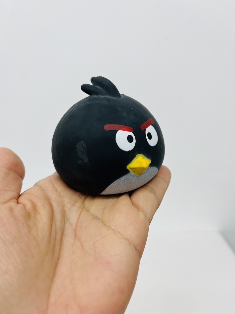 72 Pack YIPAI China Warehouse Angry Birds Crunchy Squishy Toy ASMR Crunch Squeeze Fidget Toy for Stress Relief Bird Shape Sensory Decompression Toy for Kids Adults Gift