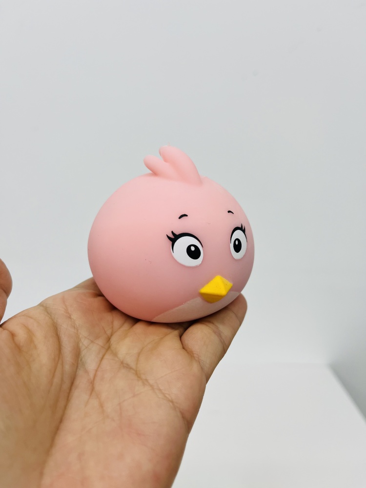 72 Pack YIPAI China Warehouse Angry Birds Crunchy Squishy Toy ASMR Crunch Squeeze Fidget Toy for Stress Relief Bird Shape Sensory Decompression Toy for Kids Adults Gift
