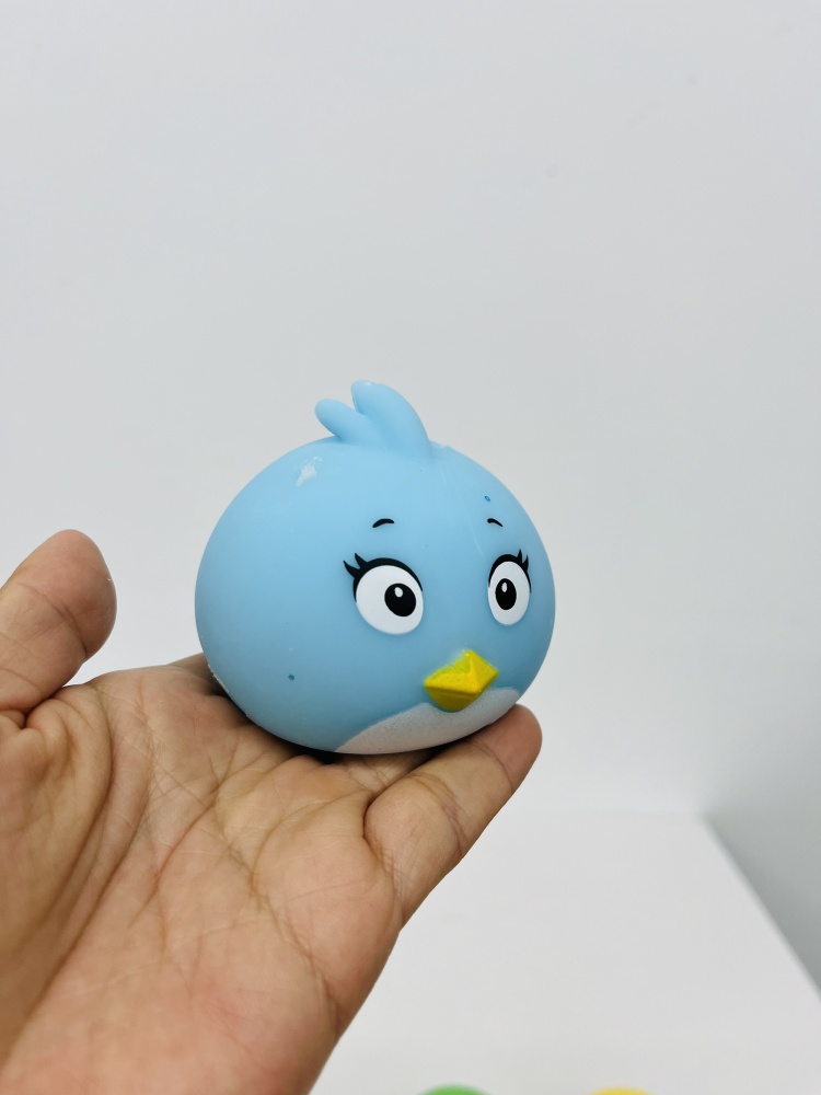 72 Pack YIPAI China Warehouse Angry Birds Crunchy Squishy Toy ASMR Crunch Squeeze Fidget Toy for Stress Relief Bird Shape Sensory Decompression Toy for Kids Adults Gift