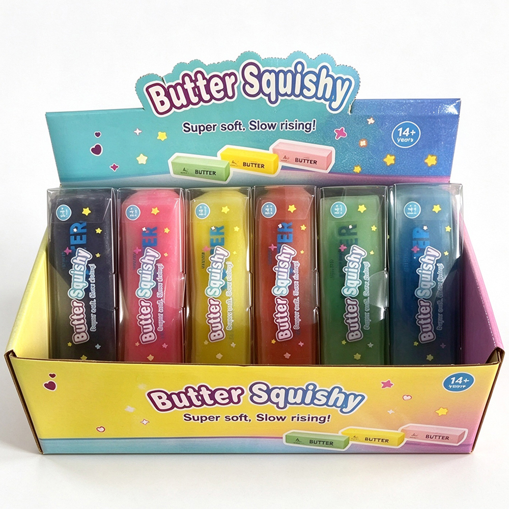 36 Pack YIPAI China Warehouse Slush Butter Stick Squishy Fidget Toy Creamy Soft ASMR Squeeze Sensory Toy Stress Relief Toy for Kids & Adults
