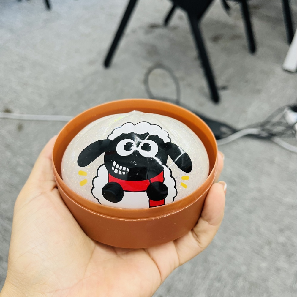 72 Pack YIPAI China Warehouse Shaun the Sheep Wish Bun Squishy Fidget Toy Soft TPR ASMR Squeeze Sensory Toy Stress Relief Toy for Kids & Adults