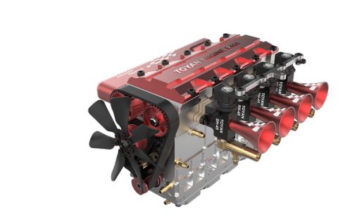 TOYAN FS-L400WGC DIY KIT 14cc Inline 4 Cylinder Four-stroke Water ...