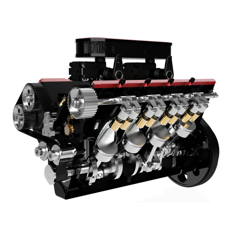 TOYAN V8 Engine FS-V800 28cc Nitro Engine - Build Your Own V8 Engine - V8 Engine Model Kit That Works