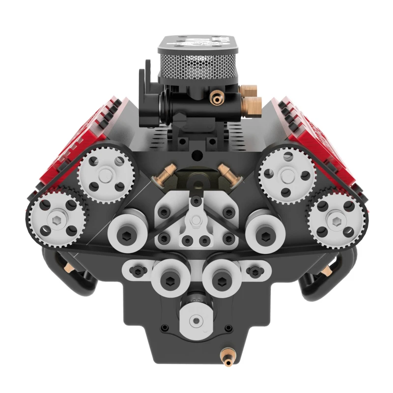 TOYAN V8 Engine FS-V800 28cc Nitro Engine - Build Your Own V8 Engine - V8 Engine Model Kit That Works