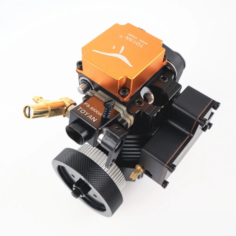 Toyan Engine FS-S100 4 Stroke RC Engine Kit Set with Toyan Base (All Start Kit Included)