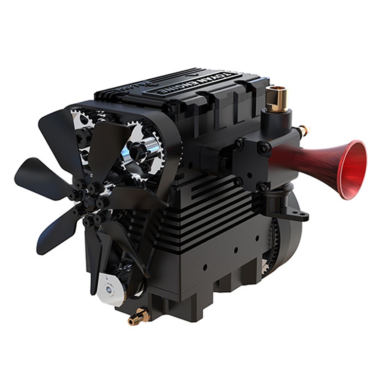 TOYAN FS-L200A Engine 4 Stroke Inline Twin Cylinder Methanol Engine 3.5Ccx2  For Remote Control Car Model Engine