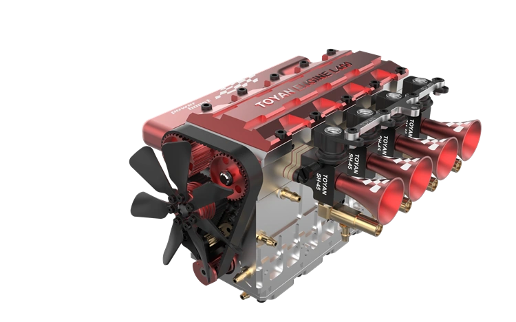 TOYAN FS-L400 14ccエンジン　DIY組み立てキット Amazon.co.jp: MOCDIY TOYAN FS-L400 14cc インライン4気筒 4