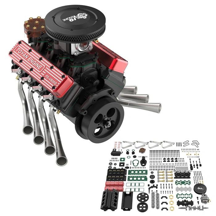 TOYAN Four-stroke V8 overhead valve water-cooled gasoline engine