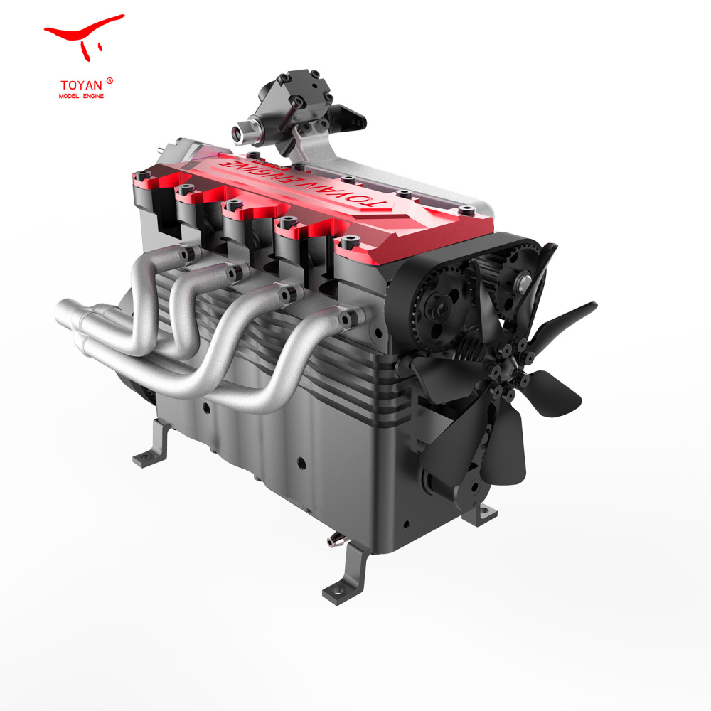 TOYAN FS-L400BGC  14cc Inline 4 Cylinder Four-stroke Water cooled gasoline engine Model for 1:8 1:10 RC Car Ship Airplane