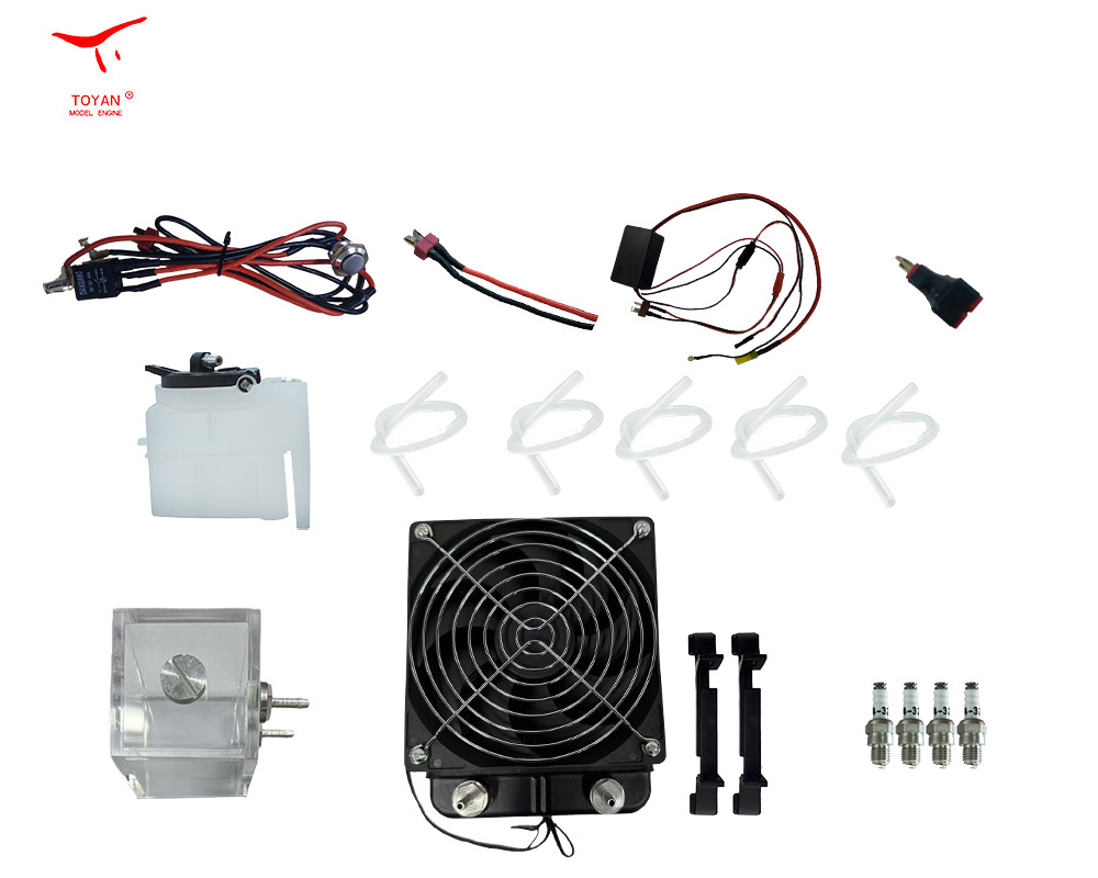 TOYAN FS-L400BGC  14cc Inline 4 Cylinder Four-stroke Water cooled gasoline engine Model for 1:8 1:10 RC Car Ship Airplane