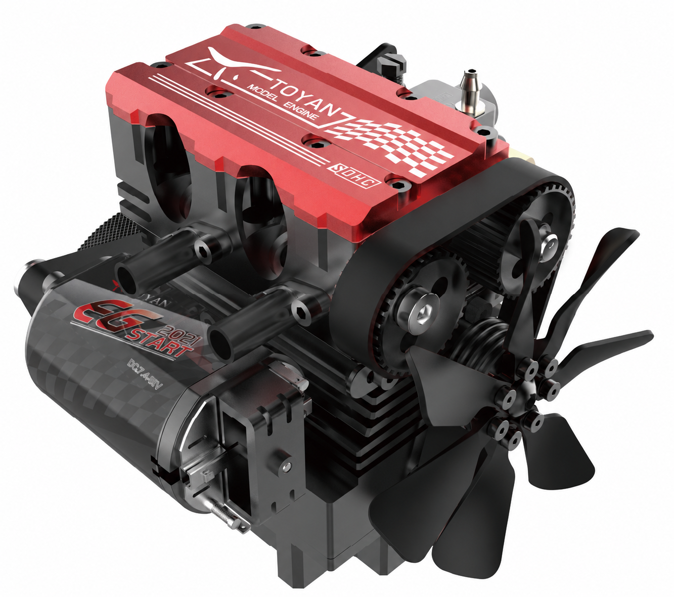 Brand-new TOYAN FS-L200GC  four-stroke twin-cylinder gasoline engine