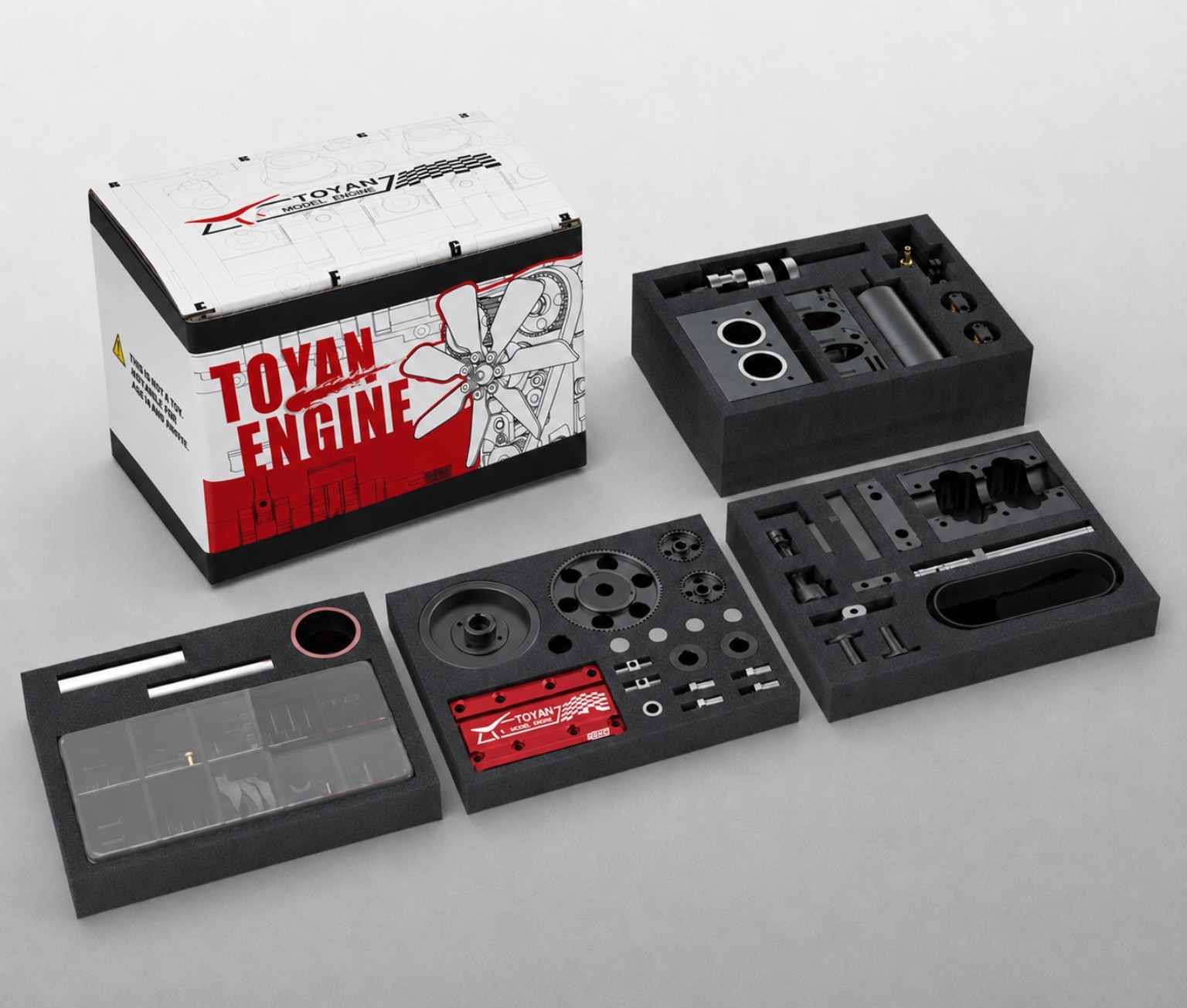 Brand-new TOYAN FS-L200GC  four-stroke twin-cylinder gasoline engine
