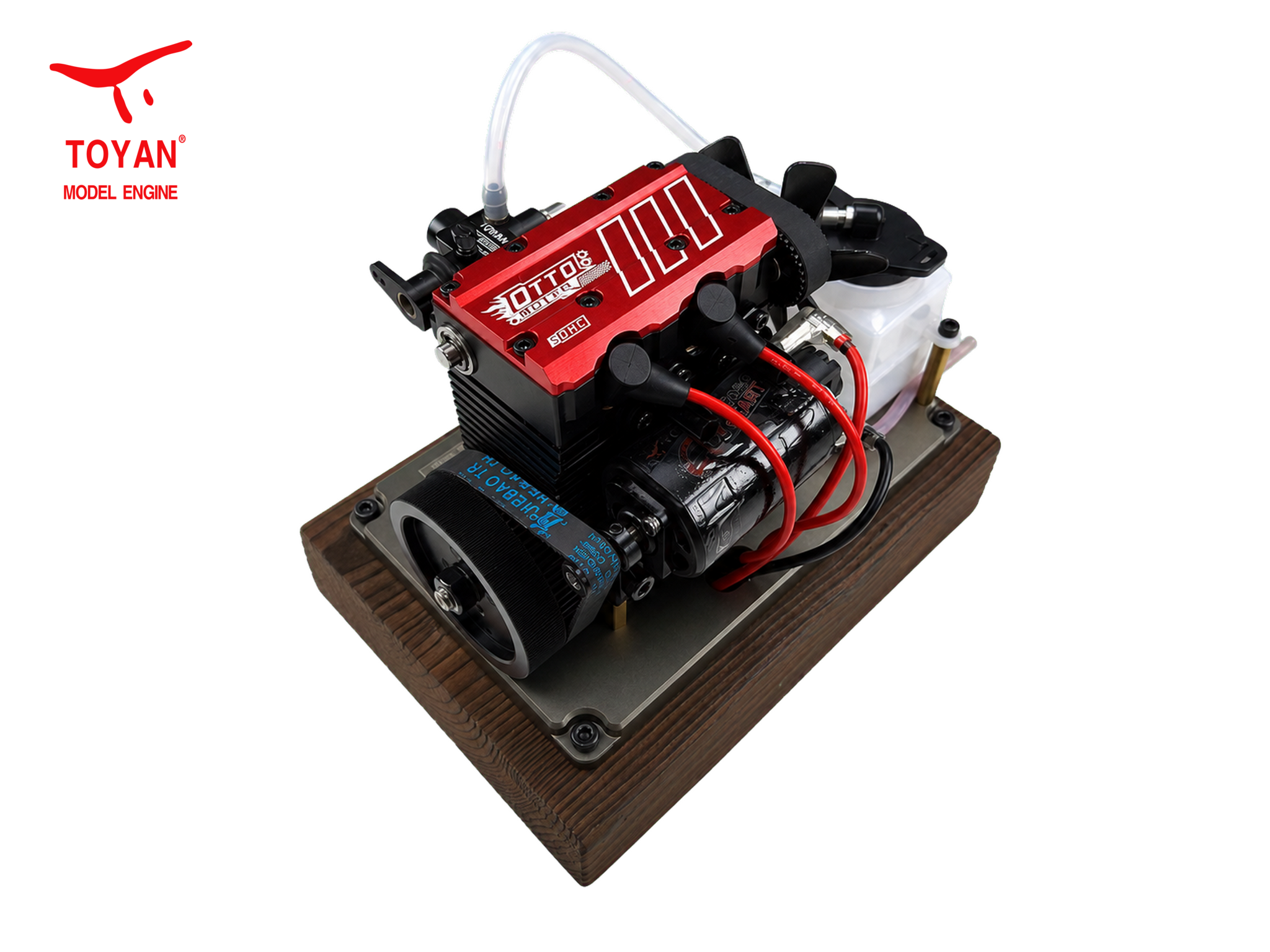 TOYAN Inline 2 Cylinders 4 Stroke Air Cooled Nitro Engine Model Kit - FS-L200AC-OTTO