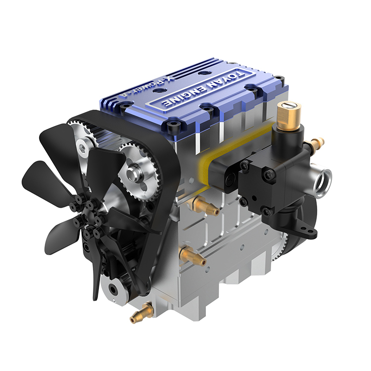 TOYAN FS-L200W 2 Cylinder 4-Stroke Water-Cooled DIY Assembly RC Car Engine Kit