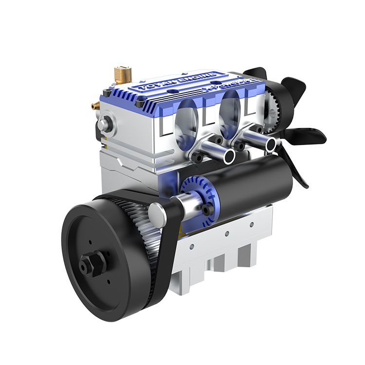 TOYAN FS-L200W 2 Cylinder 4-Stroke Water-Cooled DIY Assembly RC Car Engine Kit