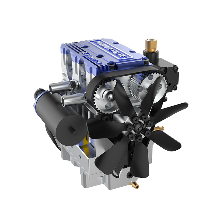 TOYAN FS-L200W 2 Cylinder 4-Stroke Water-Cooled DIY Assembly RC Car Engine Kit