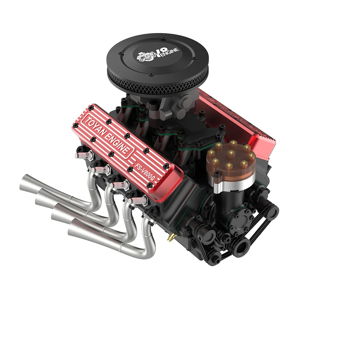 TOYAN Four-stroke V8 overhead valve water-cooled gasoline engine