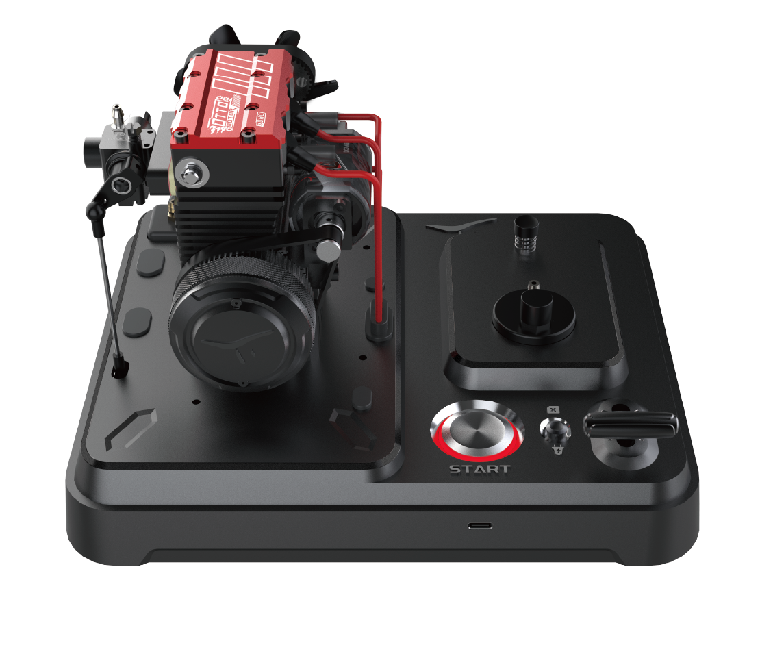 TOYAN twin-cylinder methanol engine set