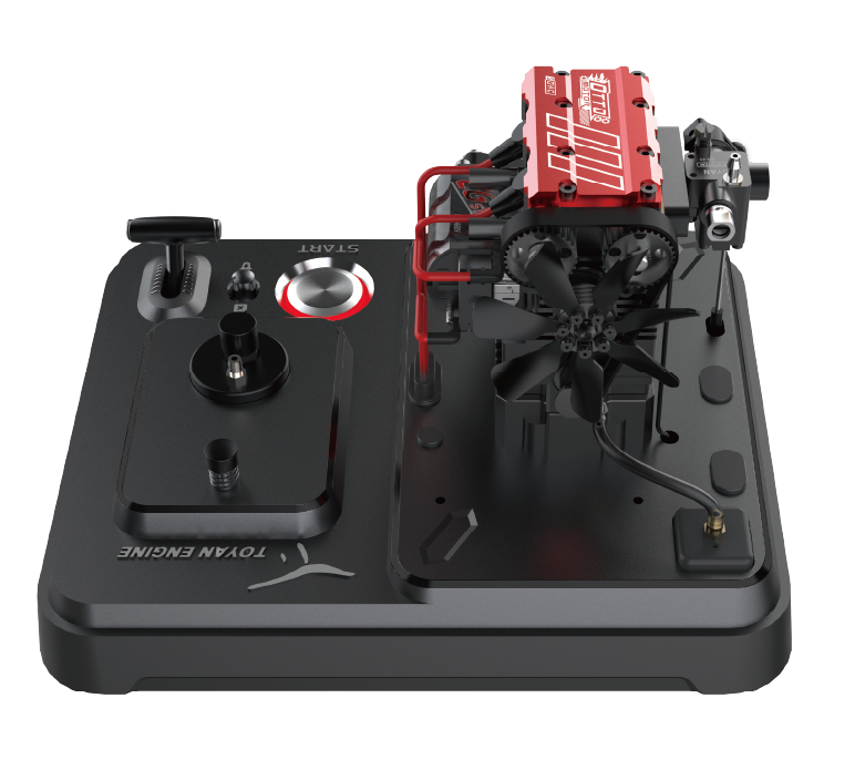 TOYAN twin-cylinder methanol engine set