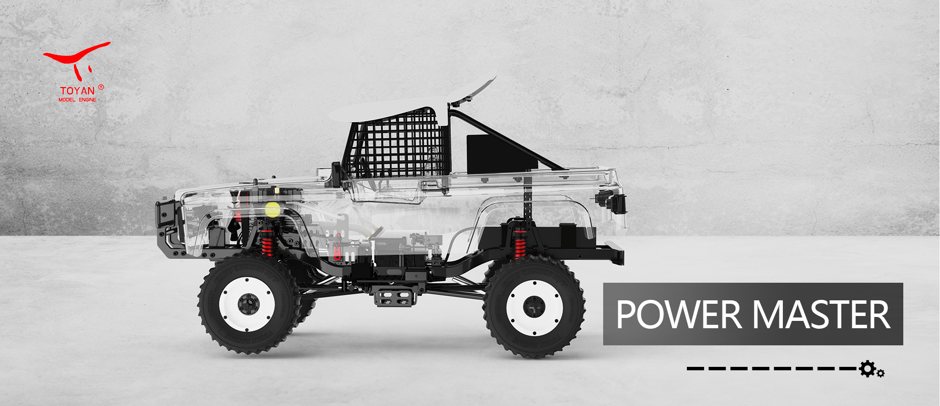 TOYAN X-POWER Sand Cruiser 1:8 RC Off-road 4WD Car Vehicle Crawler Kit