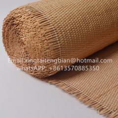 Natural Rattan Cane Webbing Roll Hexagon Weave Rattan Furniture Cabinet Woven Rattan Sheets for Crafts Chair Caning
