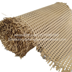 Wholesale Bleached PVC Plastic Mesh Webbing Roll Raw Material Rattan Cane