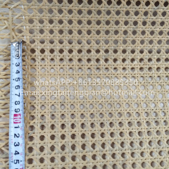 Wholesale Bleached PVC Plastic Mesh Webbing Roll Raw Material Rattan Cane