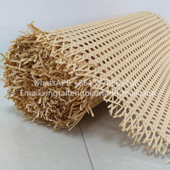 Best Selling Made In Vietanm Round Bleached Synthetic Rattan Webbing Roll Raw Material Cane Rattan