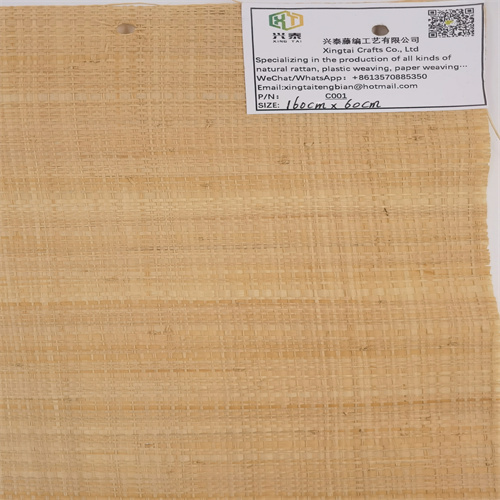 wholesale natural raffia mat