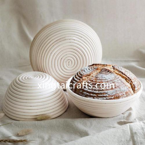 Rattan Bread Proofing Baskets Fermentation Basket Sourdough Rising Dough Baking Oval Basket Bowl