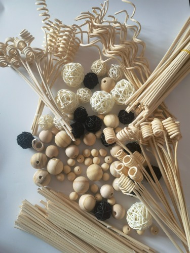 Supply Aromatherapy Natural Rattan High Temperature Drying Treatment Perfume Hair Stick 3MM Factory Wholesale Direct Sales