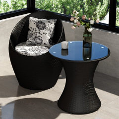 Low Price Pe Garden Furniture Outdoor Rattan Chair Rattan Synthetic Rattan Material
