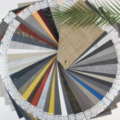 Factory direct sales PVC waterproof black and white fabric 8*8 mesh fabric 70%PVC+30%PET PVC plus striped silk