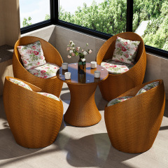 Low Price Pe Garden Furniture Outdoor Rattan Chair Rattan Synthetic Rattan Material