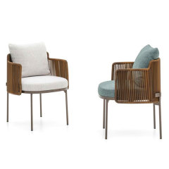 Low Price Pe Garden Furniture Outdoor Rattan Chair Rattan Synthetic Rattan Material