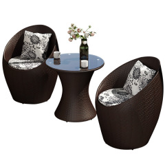Low Price Pe Garden Furniture Outdoor Rattan Chair Rattan Synthetic Rattan Material