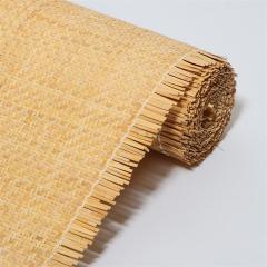 Cheap price fabric rattan roll natural rattan cane webbing roll handmade woven net made in China factory