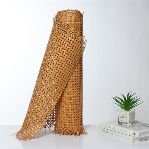 Plastic Rattan Cane Synthetic Woven Open Mesh Net Open Weave Wicker Cane Webbing Roll for DIY Caning Furniture Décor