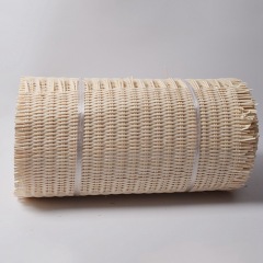 Top Quality Wholesale Natural Rattan Roll Mesh Webbing A Grade Raw Rattan Cane Peel Webbing Roll For Diy Crafts