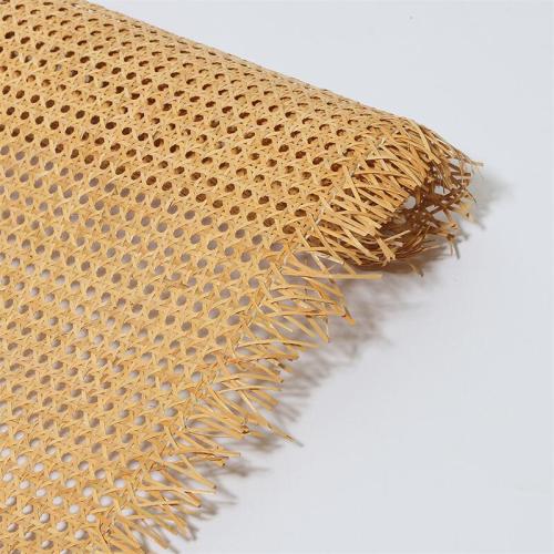 1/2 Natural Rotin Cane Peel Rattan Webbing Raw Material Or Open Mess Roll Wholesale