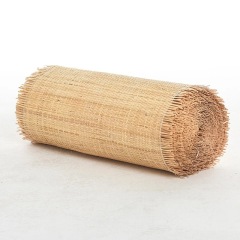 wholesale furniture decoration natural rattan webbing 24 inch open mesh rattan cane webbing rattan roll natural webbing