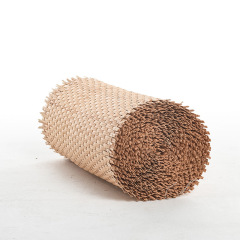 Natural Bamboo Wicker Webbing Sheet Cane Material Open Rattan Mesh for Home Decor