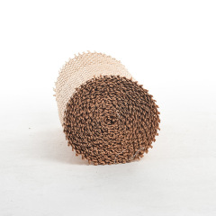 Natural Bamboo Wicker Webbing Sheet Cane Material Open Rattan Mesh for Home Decor