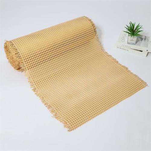 Free Sample Wholesale roll rattan cane webbing plastic rattan pe wicker weave material artificial weave rattan roll plastic