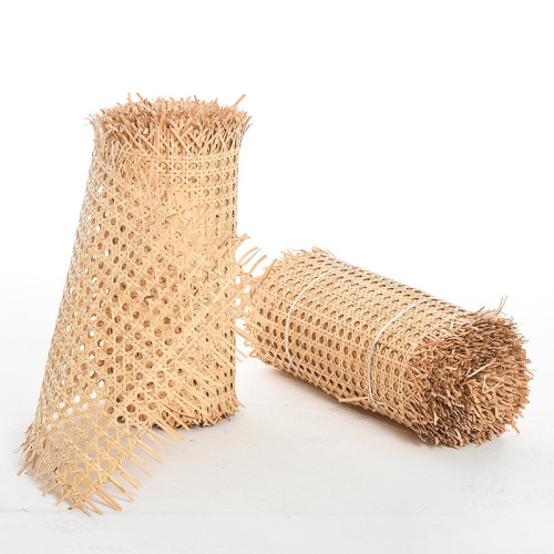 Wholesales Multifunctional Flat Natural Rattan Raw Material Rattan Cane Webbing Roll 60cm