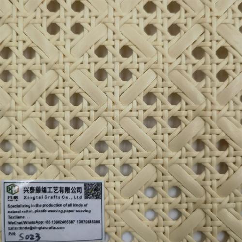 Cheap Top Quality Plastic Weaving Open Mesh Synthetic Rattan Cane Webbing Roll