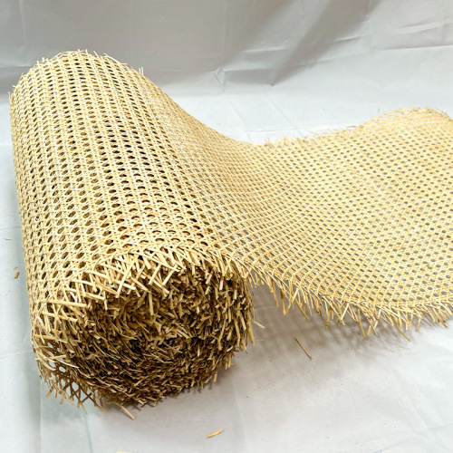 Polished rattan materials smooth-faced rattan cane webbing roll handcraft woven material