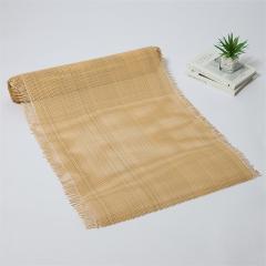 Wholesale Rattan Cane Webbing Roll Pvc Cane Material Open Rattan Mesh For Home Décor
