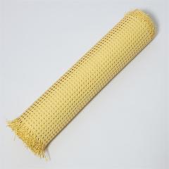 Grid plastic rattan in rolls Strong Natural rattan roll cane webbing for handicrafts